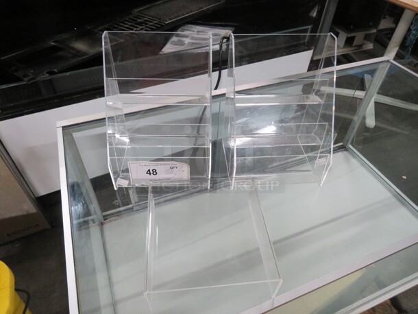 Assorted Plexiglass Holder. 3XBID - Image 1 of 1