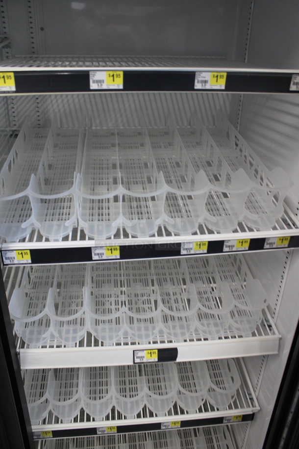 2016 True GDM-72-HC-TSL01 ENERGY STAR Metal Commercial 3 Door Reach In Cooler Merchandiser w/ Poly Coated Racks. 115 Volts, 1 Phase. Tested and Working! - Image 5 of 5