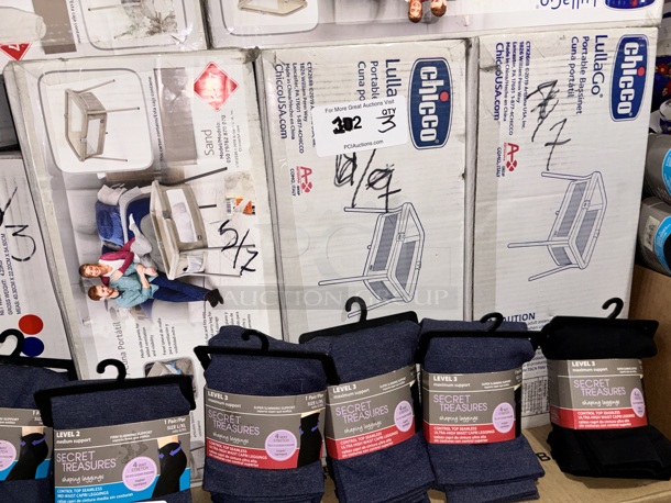 NEW!! (2) Chicco LullaGo Portable Bassinets. 3x Your Bid - Image 1 of 1