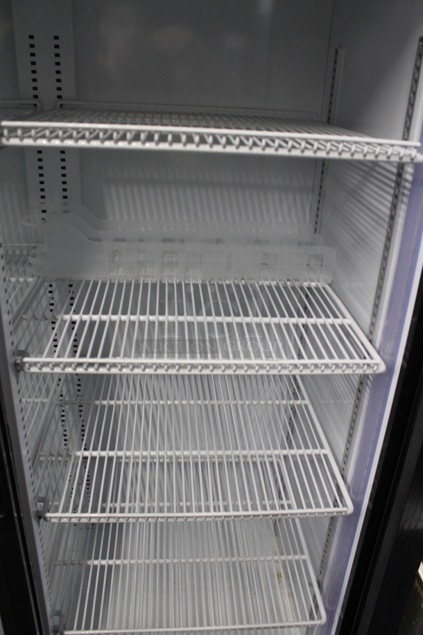 CSD-10905 Metal Commercial 2 Door Reach In Cooler Merchandiser w/ Poly Coated Racks. 115 Volts, 1 Phase. Tested and Working! - Image 4 of 4