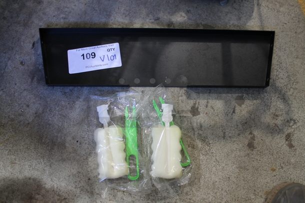 ALL ONE MONEY! Lot of Various Metal Including Chafing Dish Frame and Bowl - Image 4 of 7