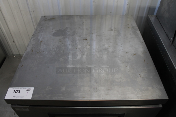 2017 True TUC-24-HC Stainless Steel Commercial Single Door Undercounter Cooler. 115 Volts, 1 Phase. Tested and Working! - Image 2 of 4