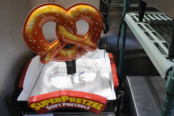 J&J Snack Foods 2000 Metal Commercial Countertop Heated Display Case. Tested and Working! - Image 2 of 4