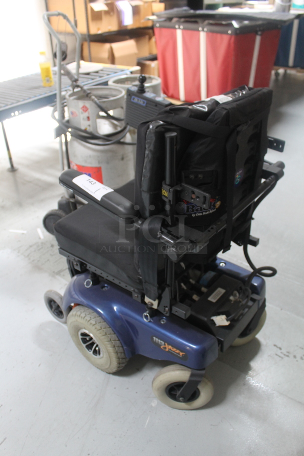 Pride Mobility Jazzy 1113 Blue Metal Electric Powered Chair. - Image 3 of 7