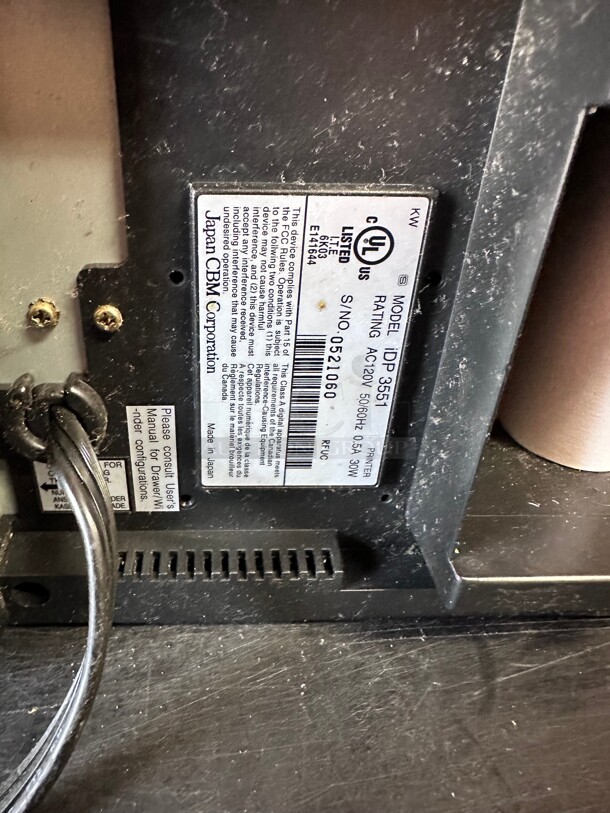 Working! Citizen, IDP3551 Series, CT-Black , Thermal Receipt Printer, Black - USB/Serial 115 Volt  - Image 4 of 5