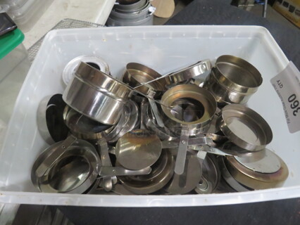One Lot Of Assorted Chafer Fuel Holder Parts.