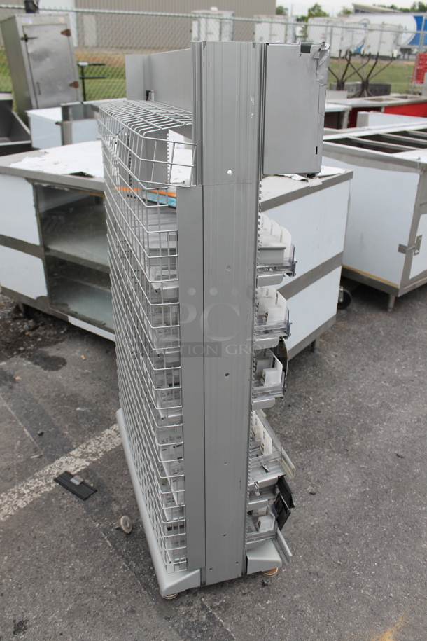 Gray Metal Cigarette Box Rack. - Image 4 of 5