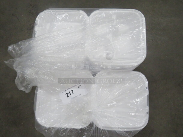 One Lot Of Hinged Lid To Go Plates. - Image 2 of 2