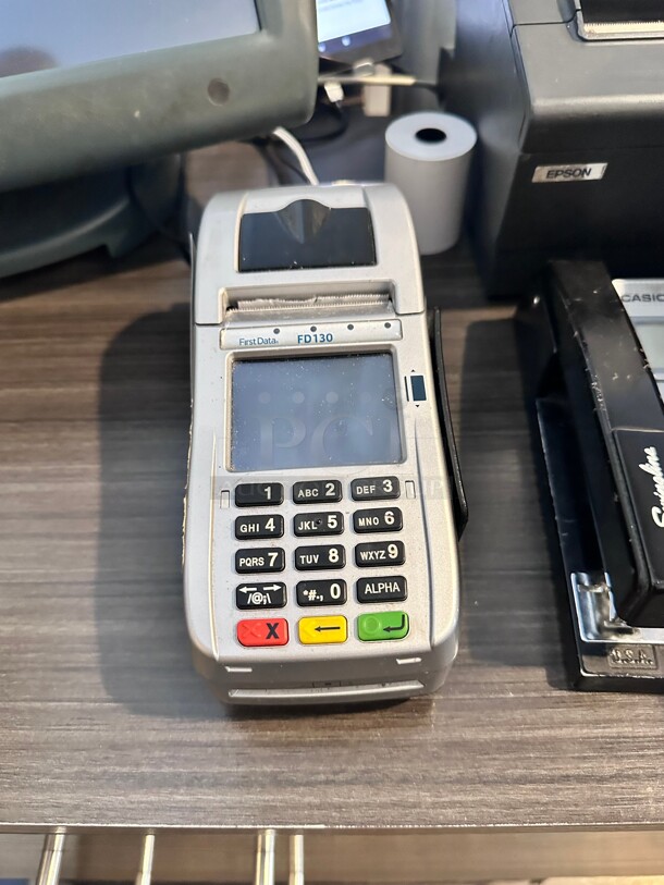 Working! First Data FD130 Credit Card Terminal NSF  - Image 2 of 6