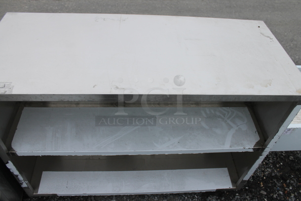 BRAND NEW SCRATCH AND DENT! Stainless Steel Counter w/ 2 Under Shelves. - Image 2 of 6