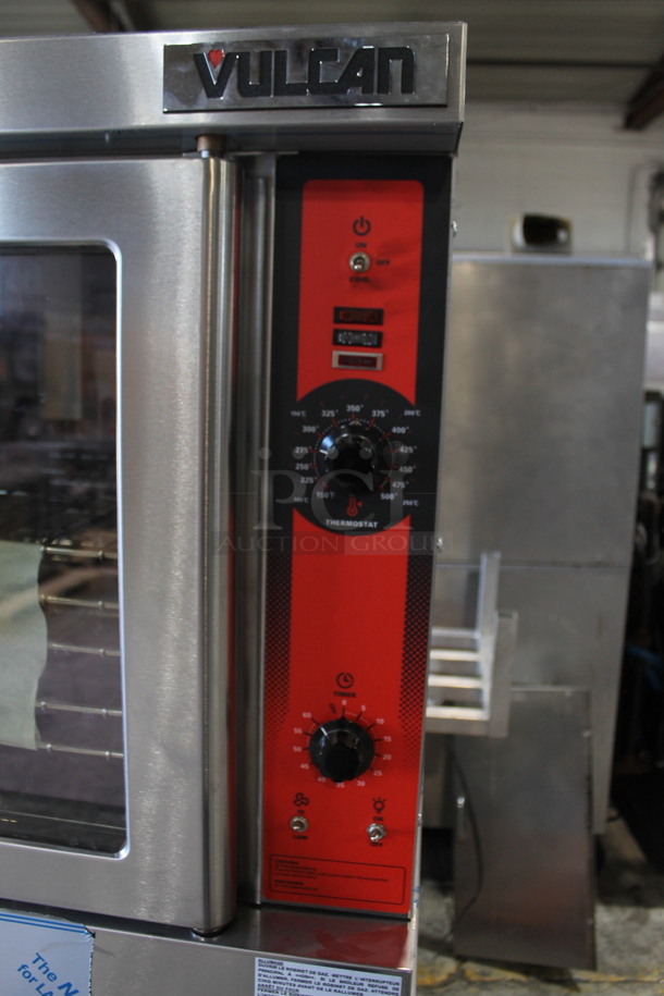 2 BRAND NEW SCRATCH AND DENT! Vulcan VC4GD-11D150K ENERGY STAR Stainless Steel Commercial Propane Gas Powered Full Size Convection Oven w/ View Through Doors, Metal Oven Racks and Thermostatic Controls. Does Not Have Legs. 2 Times Your Bid! - Image 6 of 11