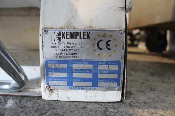 Kemplex SFB500 Metal Commercial Countertop Reversible Dough Sheeter. 220 Volts. - Image 6 of 6