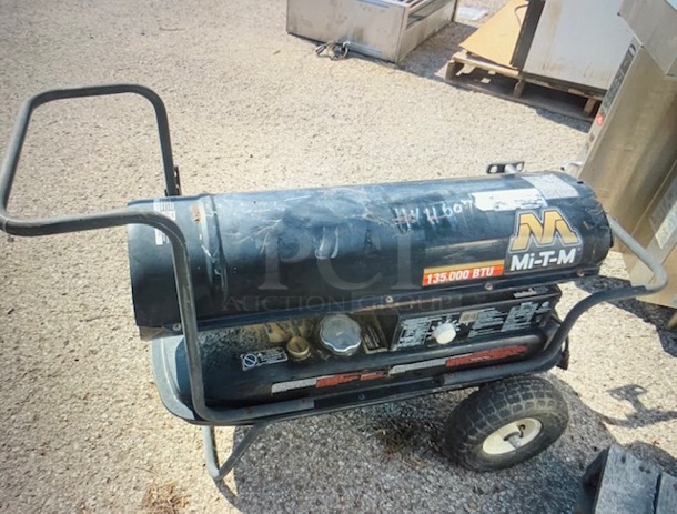 One Mi-T-M 135,000 BTU Kerosene Portable Heater.  - Image 1 of 2
