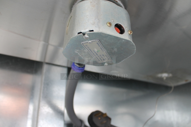 Stainless Steel Commercial Electric Powered Steam Table w/ 2 Under Shelves. 208/240 Volts. - Image 8 of 10