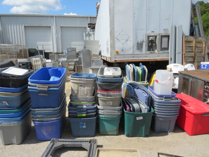 One Mega Lot Of Storage Tubs.