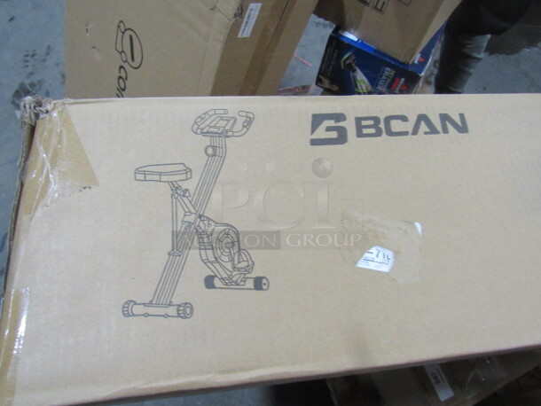 One BCAN Exercise Bike.