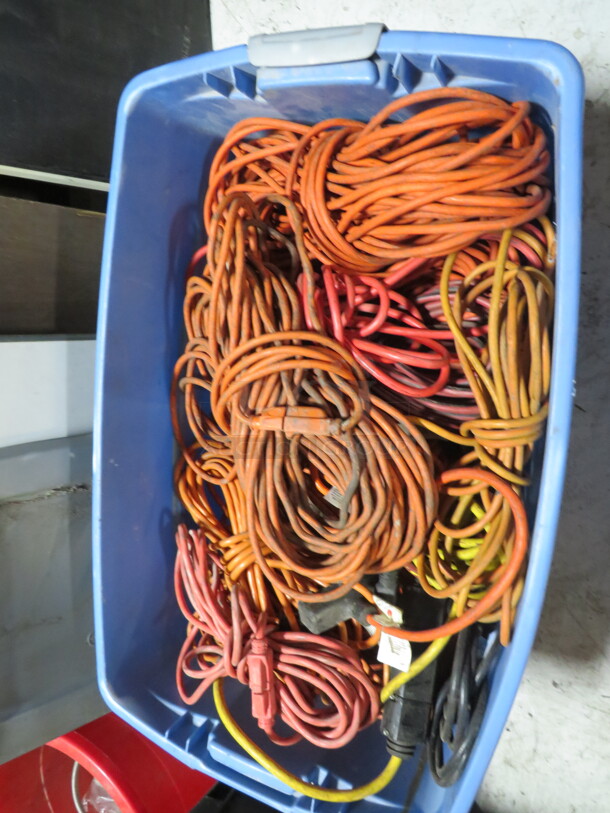 One Mega Lot Of Extension Cords. - Image 1 of 1
