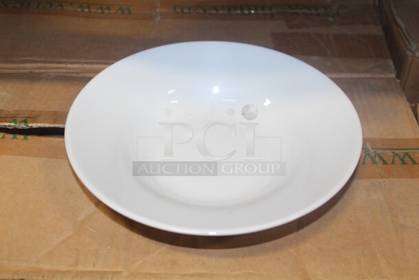 NEW IN BOX! 4 Boxes (24 Count Each) Vertex 9" Pasta/Rimmed Soup Bowls. 96X Your Bid!  - Image 1 of 2