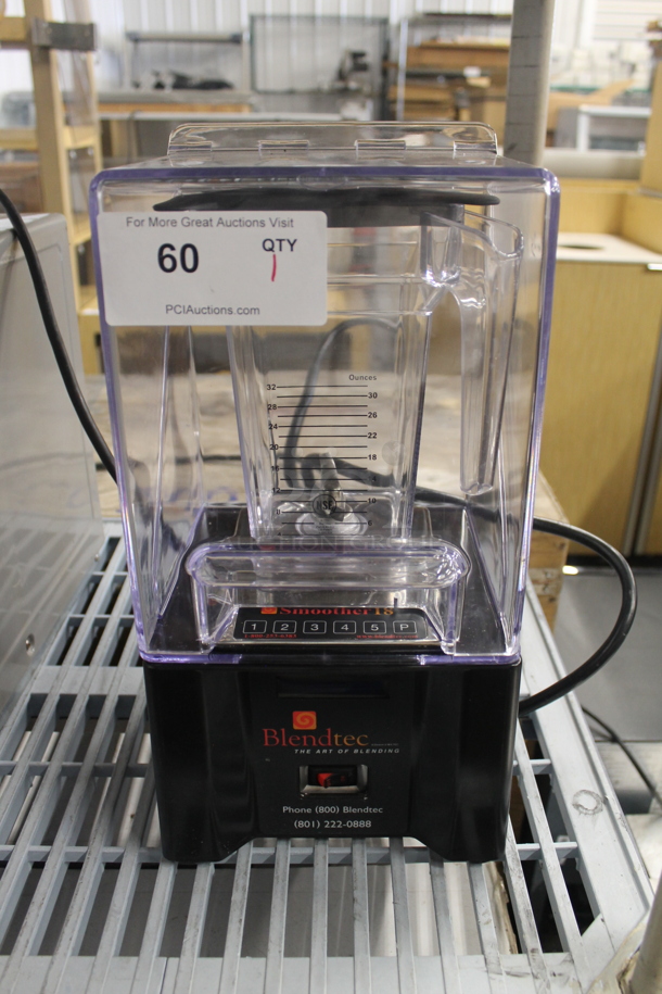 Blendtec ICB5 Metal Commercial Countertop Blender w/ Cover and Pitcher. 120 Volts, 1 Phase. Tested and Working! - Image 1 of 5