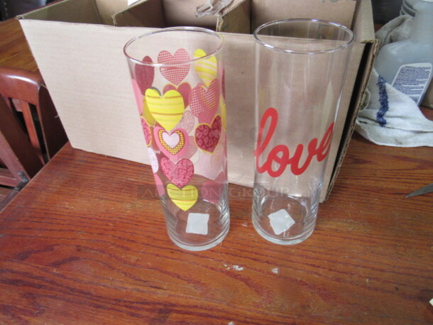 Assorted Valentine Vase. 2XBID