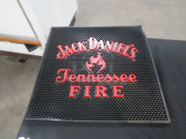 One 17X17 Jack Daniels Tn Fire Bar Mat.