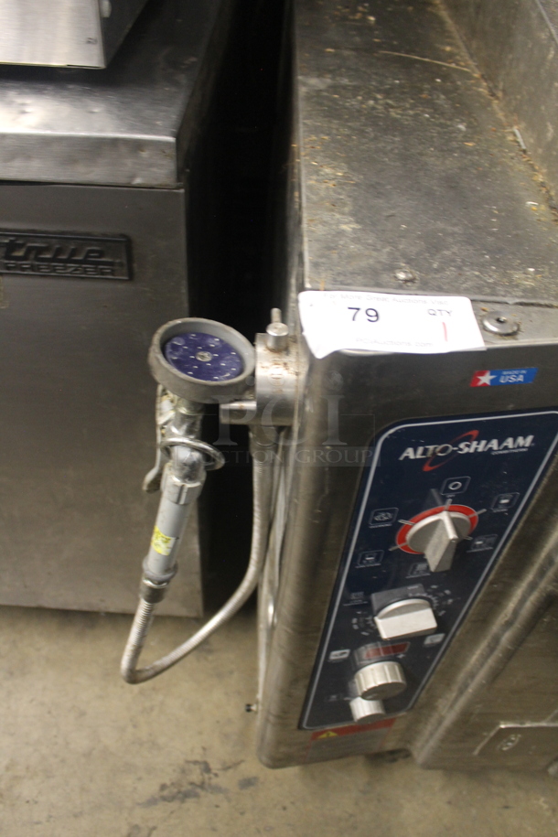 2012 Alto Shaam 7.14 ESG S Stainless Steel Commercial Propane Gas Powered Combitherm Convection Oven w/ View Through Door and Metal Oven Racks. 88,000 BTU. - Image 7 of 8