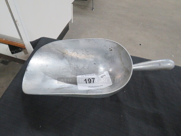 One Aluminum 58oz Scoop. - Image 1 of 1