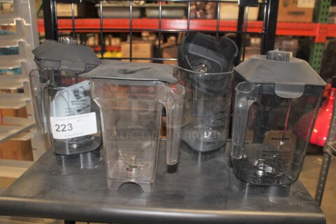 GREAT! 3 Vitamix Blender Pitchers And 1 K-Tec Blender Pitcher. 4X Your Bid! 