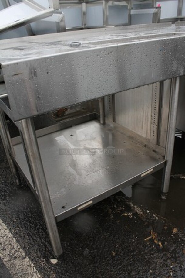 Stainless Steel Commercial Soda Station w/ Under Shelf.  - Image 3 of 6