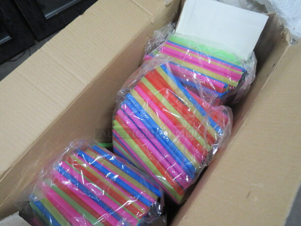 One Case Of Choice Colossal 8.5 Inch Neon Straws. - Image 3 of 3