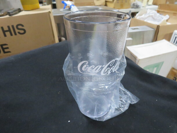 NEW 24oz Clear COCA COLA Tumbler. 12XBID - Image 1 of 1