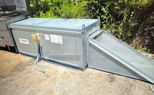 One Rupp Air Make Up Air. 208 Volt 3 Phase. #RID.250-G10. 119X26X31.