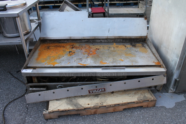 Vulcan Stainless Steel Commercial Countertop Gas Powered Flat Top Griddle. - Image 1 of 4