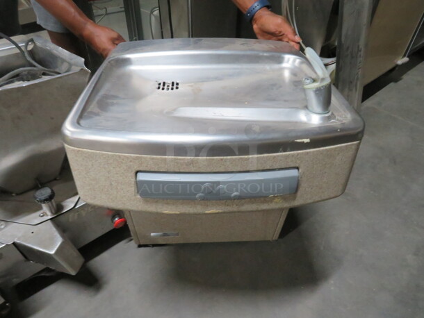 One Refrigerated Water Fountain. 18X18X22