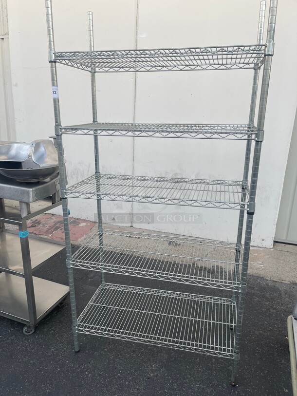 Commercial Stainless Steel Wire Racks  NSF 35x18x72 - Image 3 of 6