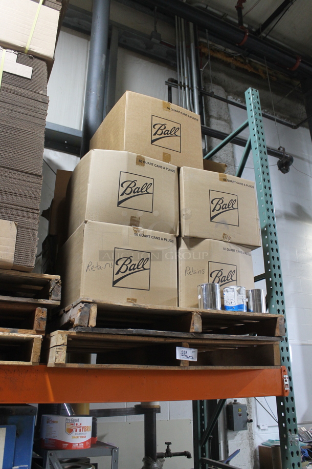 ALL ONE MONEY! TWO PALLET LOT Including Ball Jars and Metal Tins. BUYER MUST REMOVE. - Image 2 of 3