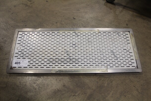 NEW! Commercial Stainless Steel Drainboard. 35.5x13.5x1.5