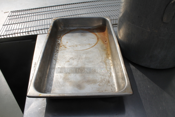 Stainless Steel Table w/ Metal Under Shelf and Contents. - Image 2 of 3