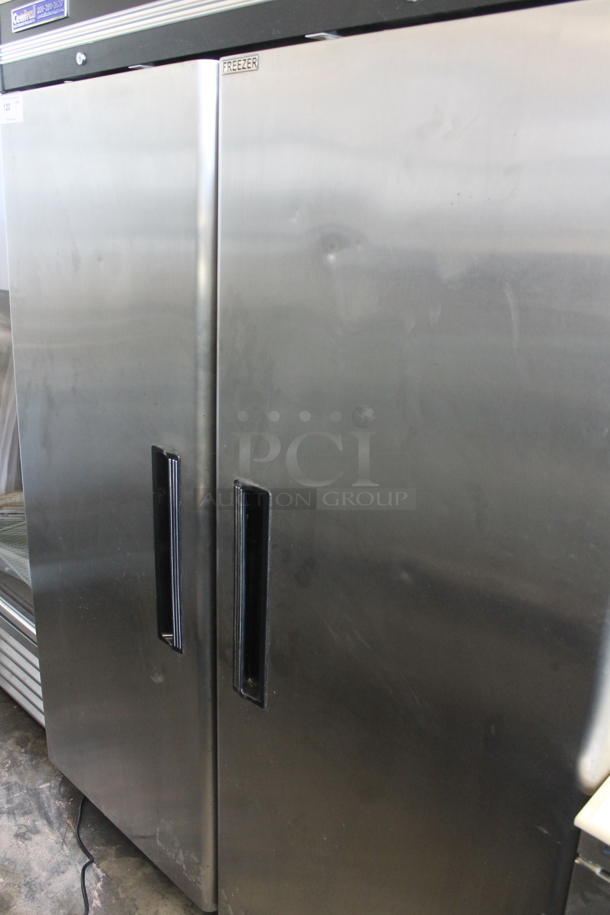 Central 69K-035 Stainless Steel Commercial 2 Door Reach In Freezer w/ Poly Coated Racks. 115 Volts, 1 Phase. Tested and Working! - Image 5 of 8