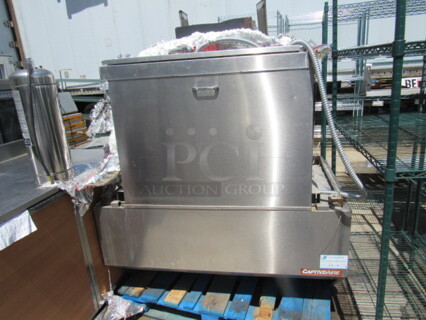 One Stainless Steel Captive Aire Hood System With Ansul. Model# 3347BD-2. 50X32X60