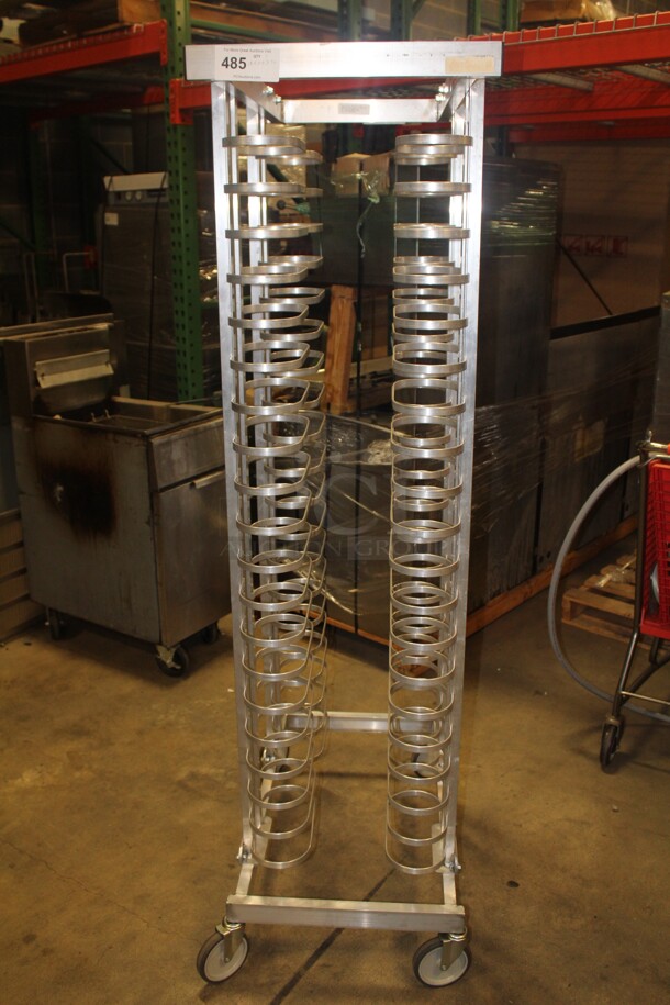 NEW! Commercial Plate Rack On Casters. 19.5x31x72
