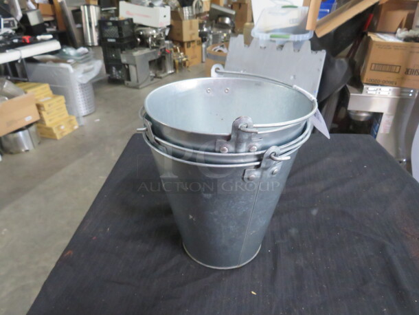 Galvanized Bucket. 3XBID