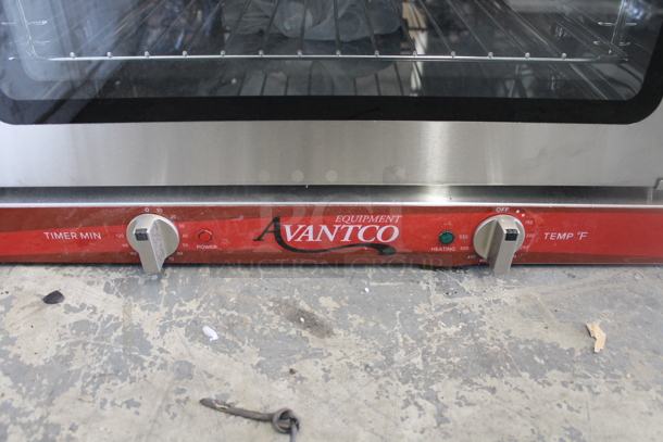 BRAND NEW SCRATCH AND DENT! Avantco 177CO28M Stainless Steel Commercial Countertop Electric Powered Half Size Convection Oven. 208/240 Volts, 1 Phase. - Image 2 of 4