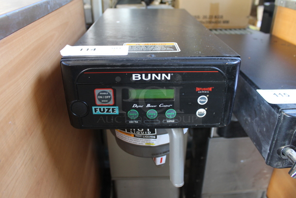 Bunn Stainless Steel Commercial Countertop Iced Tea Machine w/ Poly Brew Basket and 2 Beverage Holder Dispensers. - Image 2 of 7
