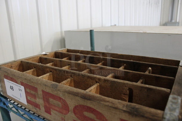 Wooden Multi Compartment Bin. 18.5x12x4 - Image 3 of 3