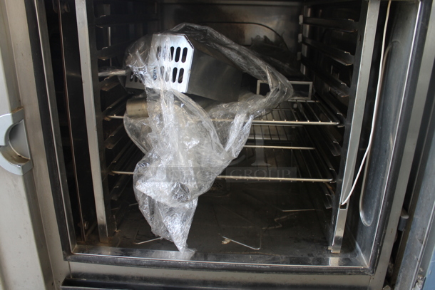 Cleveland OGS6.20 Stainless Steel Commercial Natural Gas Powered Convotherm Combi Convection Oven w/ View Through Door and Metal Oven Racks. 75,700 BTU. - Image 6 of 8