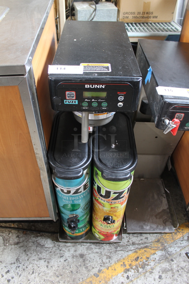 Bunn Stainless Steel Commercial Countertop Iced Tea Machine w/ Poly Brew Basket and 2 Beverage Holder Dispensers. - Image 7 of 7