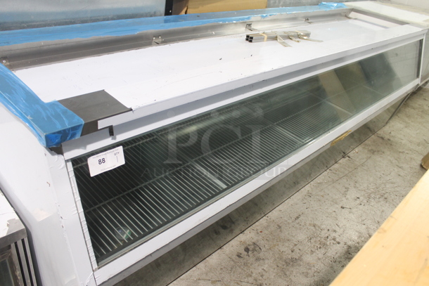 CustomCool 7-11DEL10R Metal Commercial Floor Style Deli Display Case Merchandiser 115 Volts, 1 Phase. Does Not Come w/ Remote Compressor - Image 1 of 11