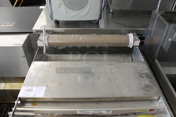 Win-holt WHSS-1 Stainless Steel Commercial Countertop Film Wrapper Machine. 120 Volts, 1 Phase. Tested and Working! - Image 4 of 4