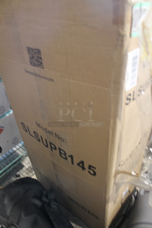 BRAND NEW SCRATCH AND DENT! SereneLife SLSUPB145 Free-Flow SUP Inflatable Stand Up Paddle Board. Stock Picture Used For Gallery - Image 3 of 6